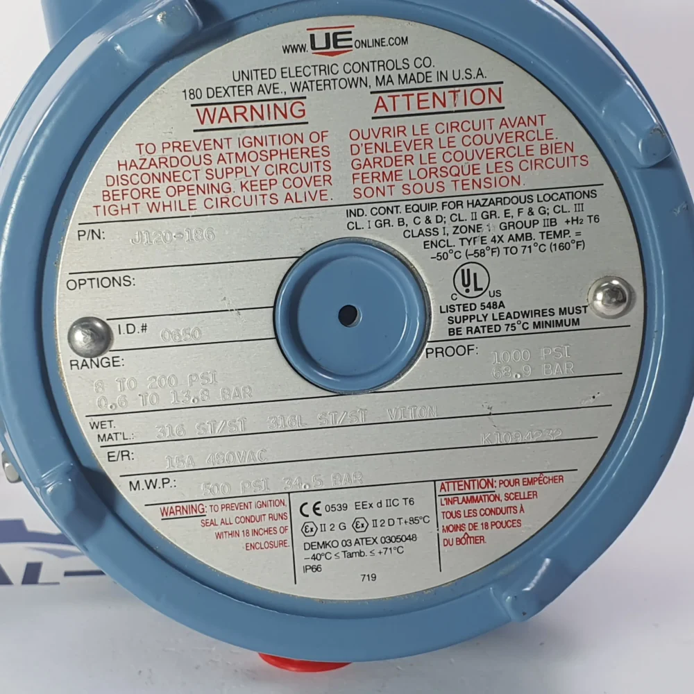 UE J6-364 PRESSURE SWITCH - Image 6