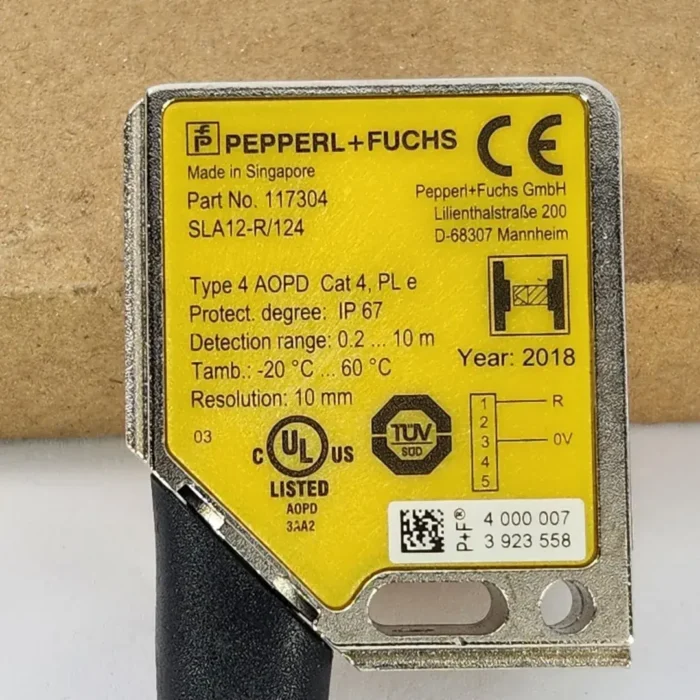 PEPPERL + FUCHS SLA12-R/124 Safety Thru-Beam Sensor