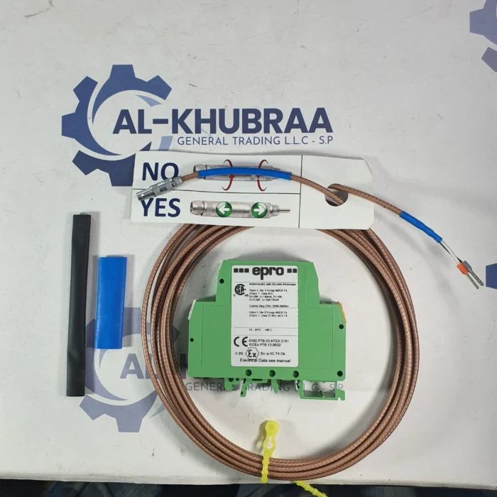 EPRO CON 041 Eddy Current Converter NC 9200-00021n, TYPE PR 6423/000-011 Current Displacement Sensor