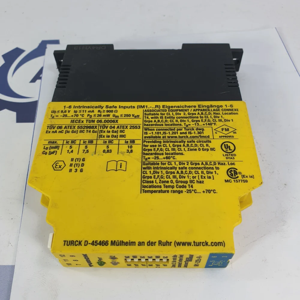 Turck Interface TURCK IM1-Ex22-R, ISOLATING SWITHING AMPLIFIRE, INTERFACE MODULE – AL ...