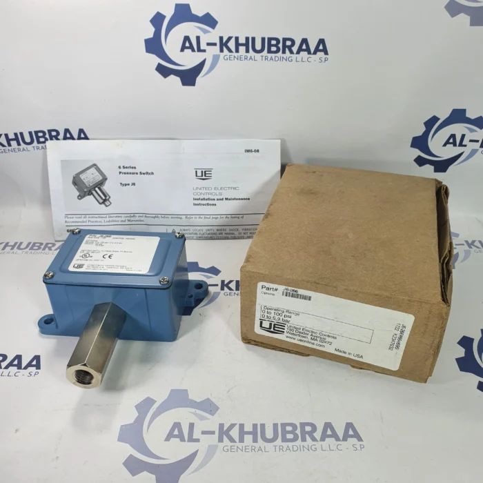 UE J6-266 PRESSURE SWITCH, Operating Range 0 to 100 Psi, 0 to 6.9 bar