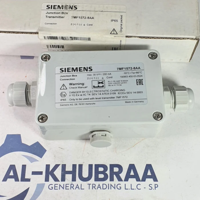 SIEMENS 7MF1572-8AA, JUNCTION BOX FOR TRANSMITTER
