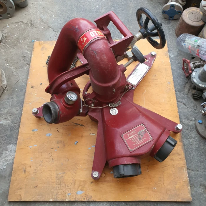 Akron Brass Dual Inlet Apollo Deck Gun Firefighting Deluge Water Canon 3421