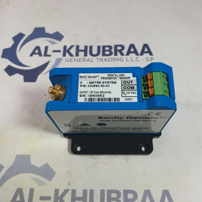 BENTLY NEVADA 3300 XL NSv, PROXIMITOR SENSOR, 5 METRE SYSTEM, P/N: 330980-50-00