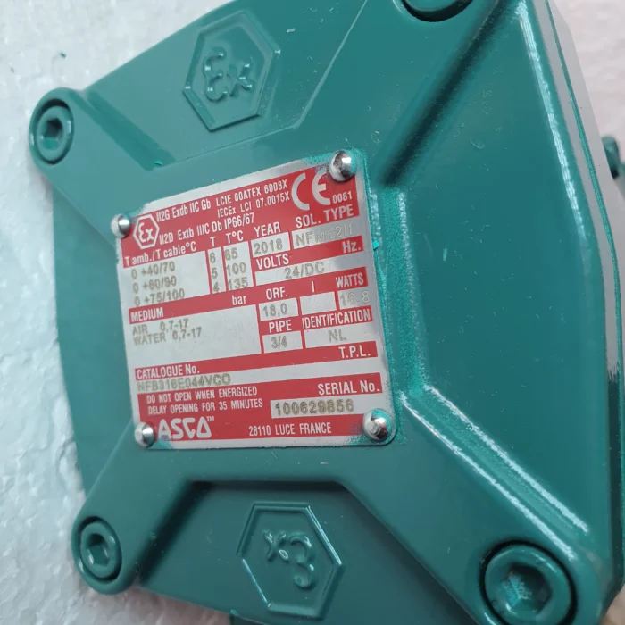ASCO NFB316E044VCO SOLENOID VALVE
